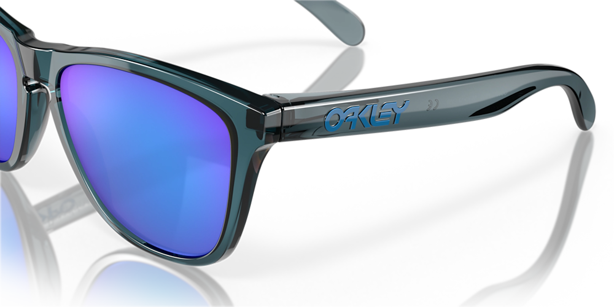 Oakley Frogskins 9013F6 Prizm Sapphire Crystal Black