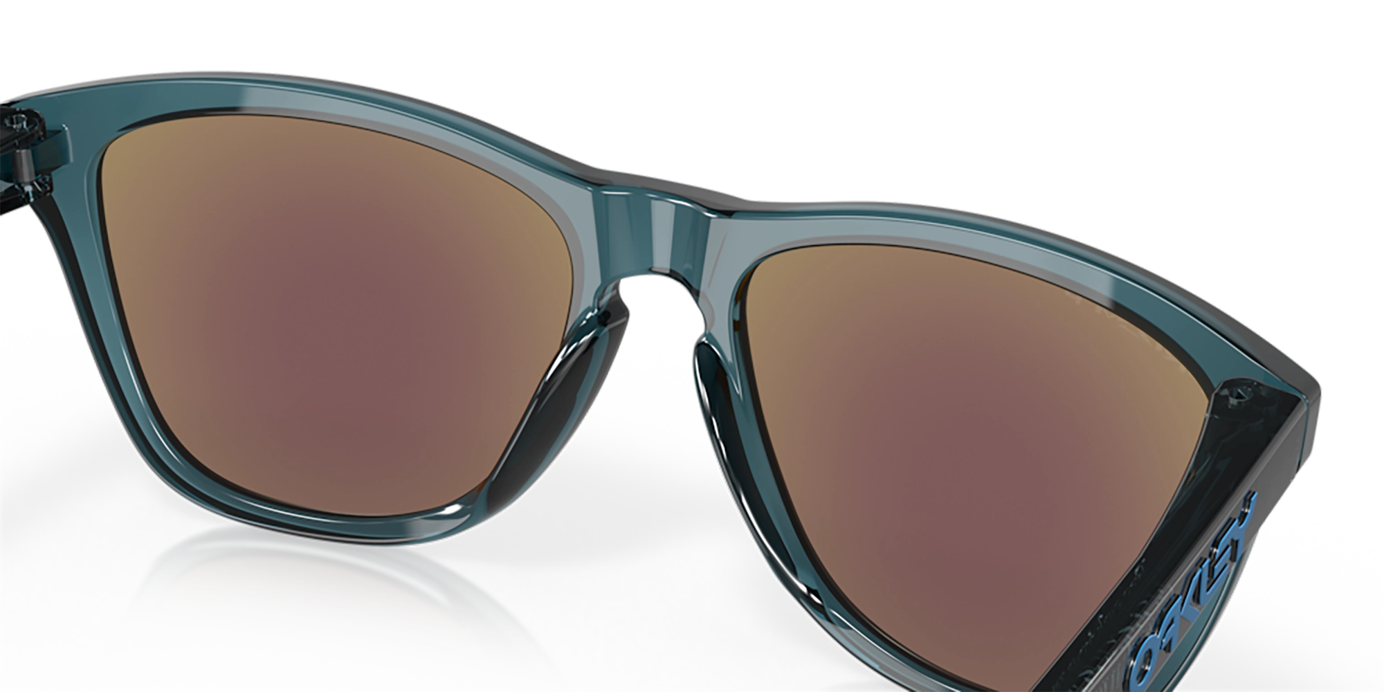 Oakley Frogskins 9013F6 Prizm Sapphire Crystal Black