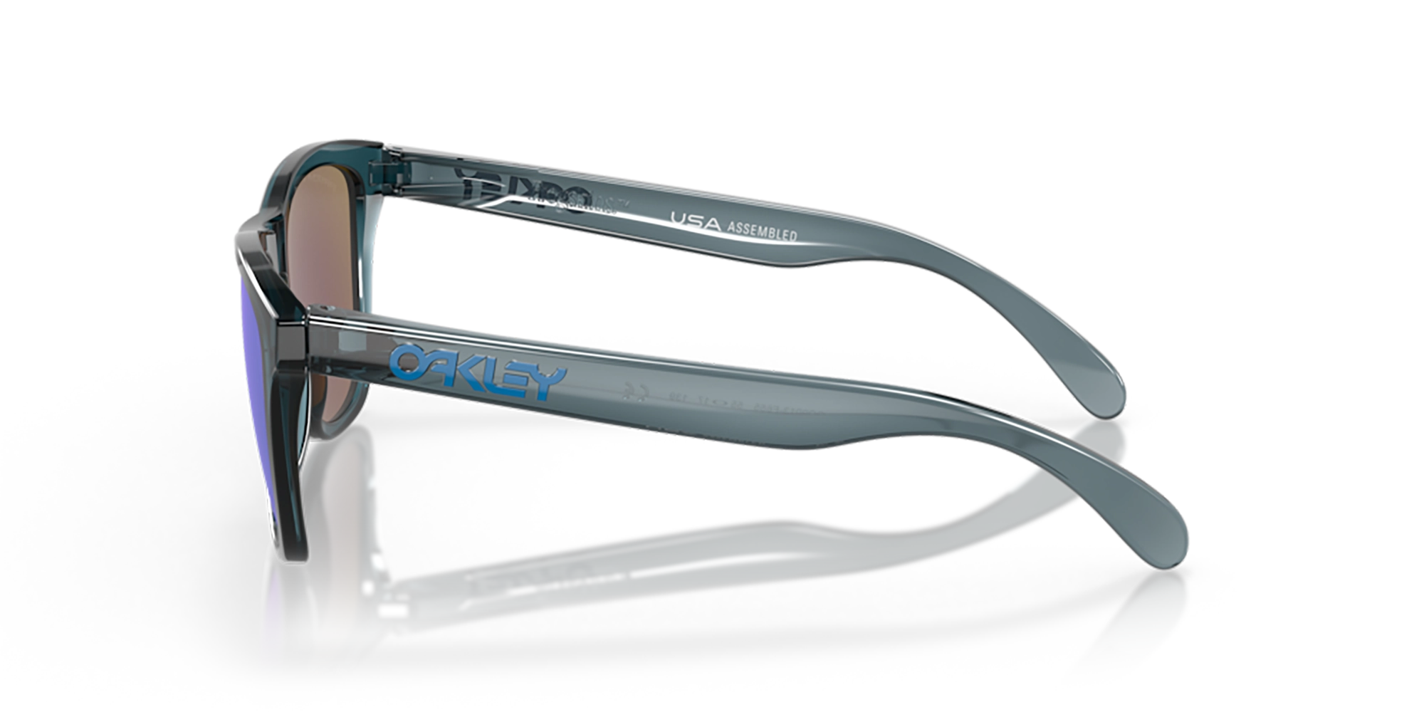 Oakley Frogskins 9013F6 Prizm Sapphire Crystal Black