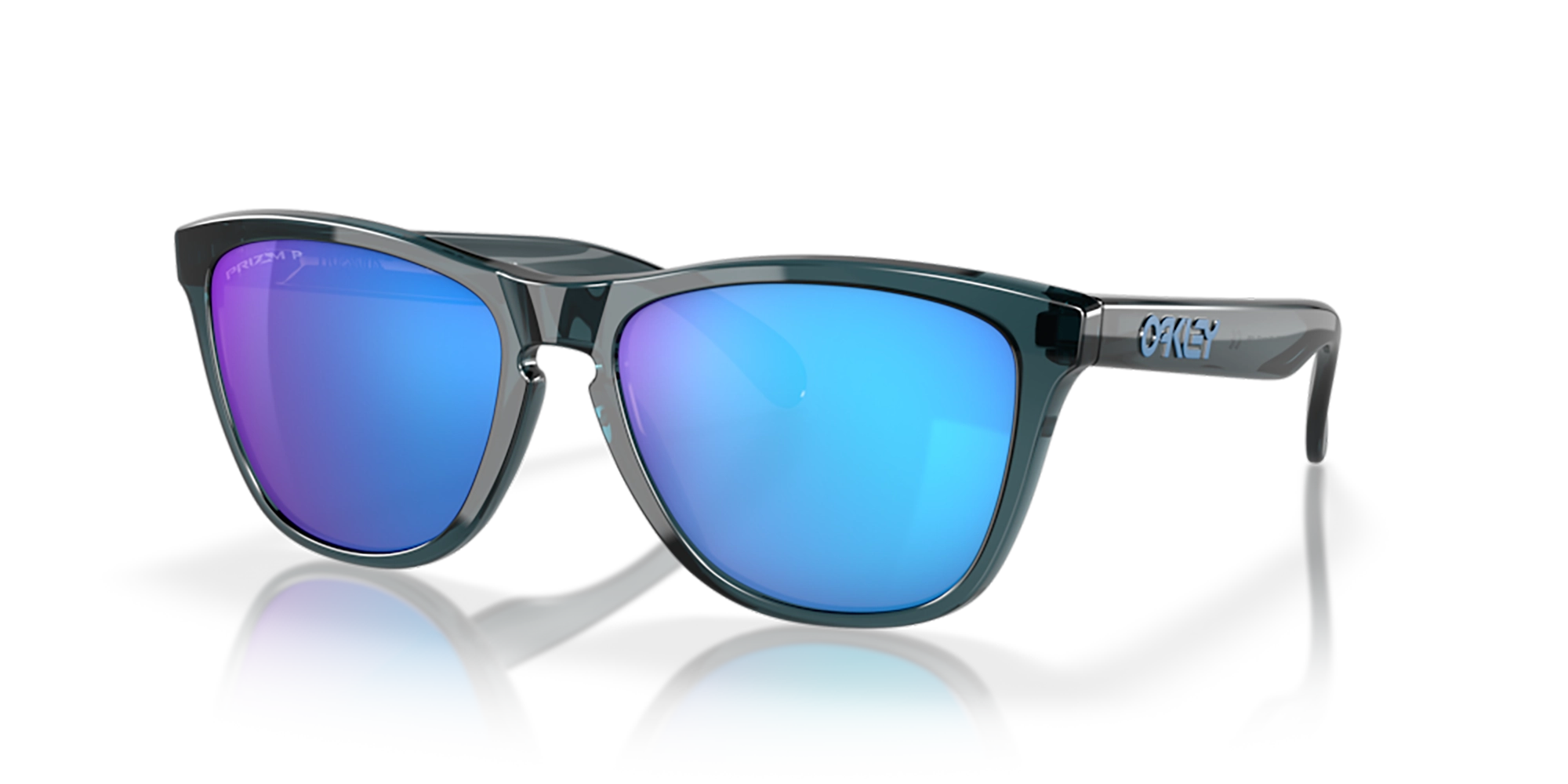 Oakley Frogskins 9013F6 Prizm Sapphire Crystal Black