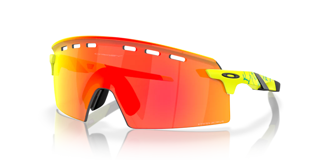 Oakley Encoder Strike 923519 tenis topu ile uyumlu, ventili, parlak prizm ruby lensli spor gözlük