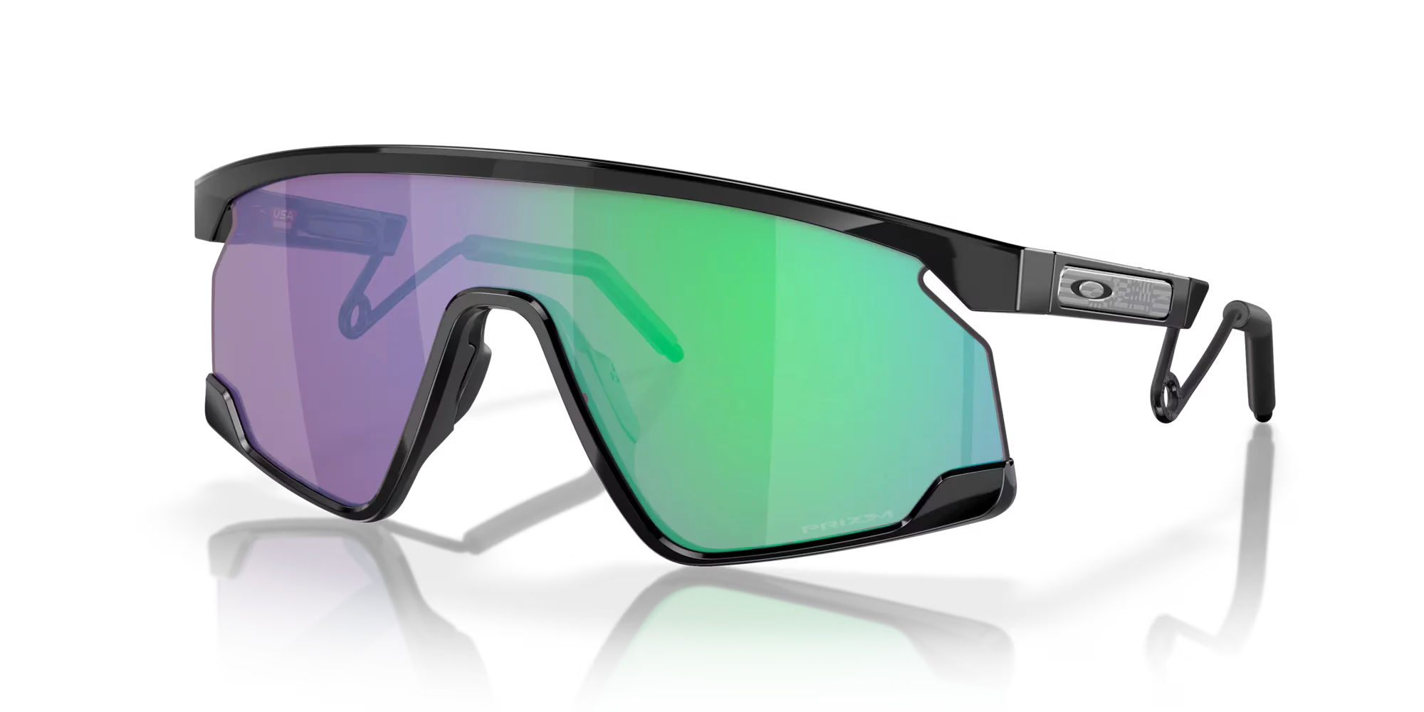 Oakley BXTR Metal 923707 Polished Black Prizm Jade