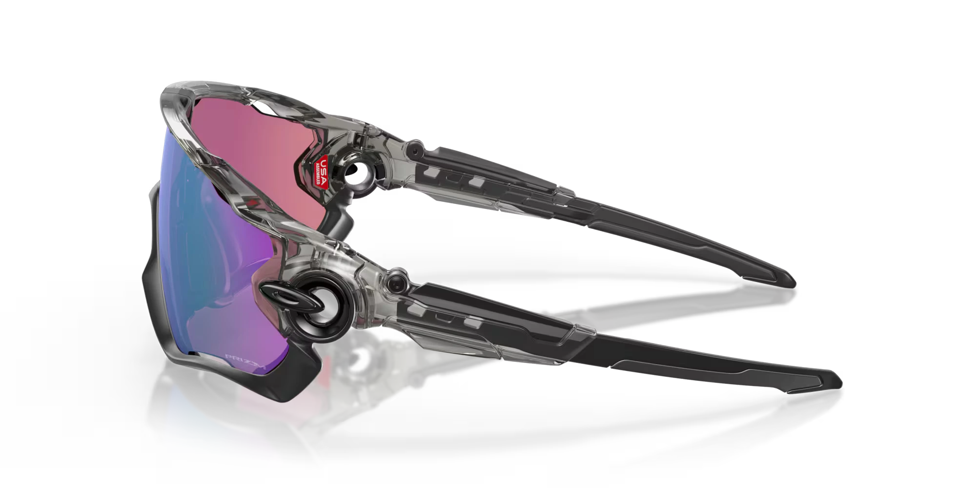 Oakley Jawbreaker Cycling Sunglasses Polished White Prizm Road