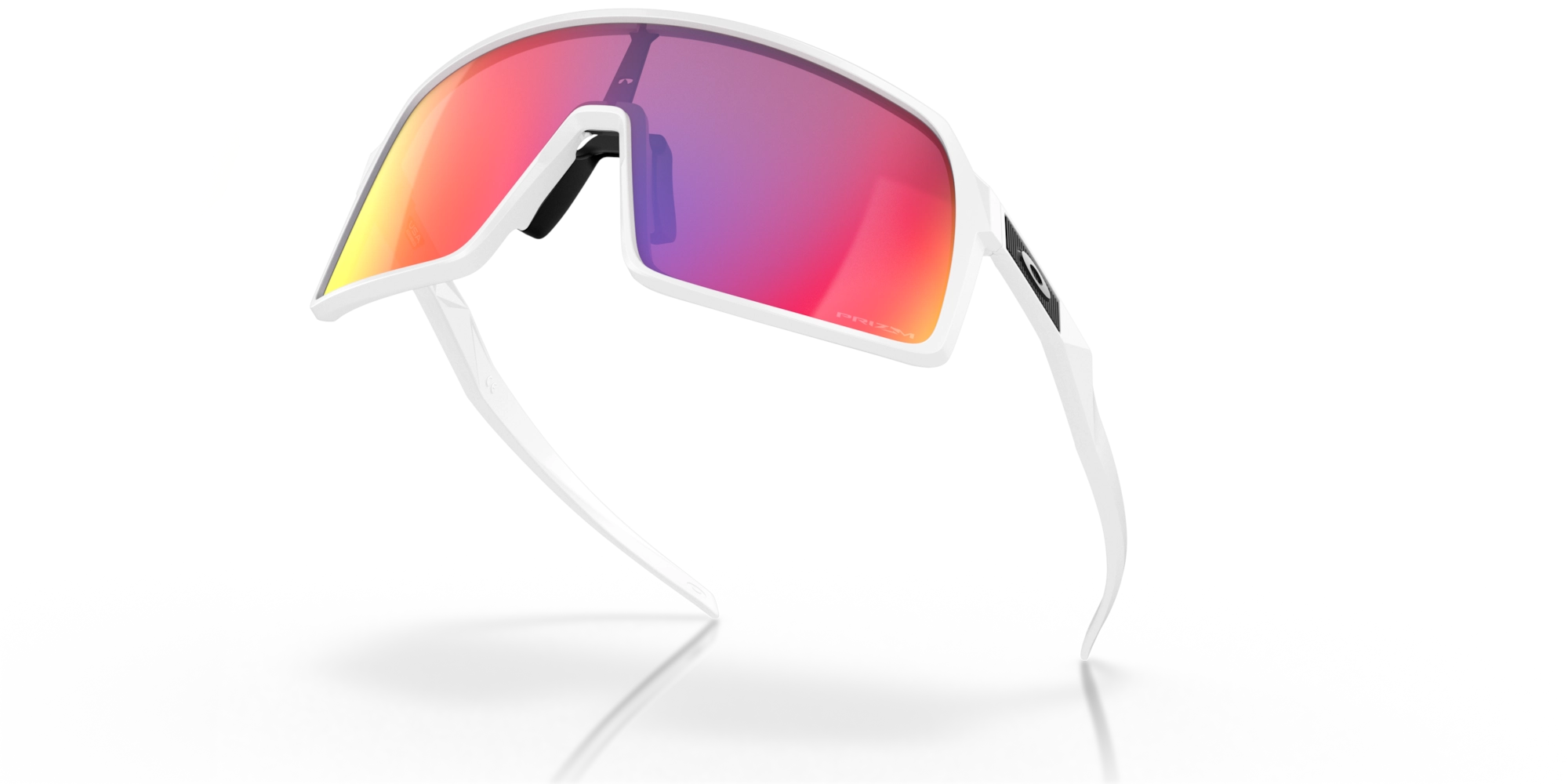 Oakley Sutro Cycling Sunglasses Matte White Prizm Road