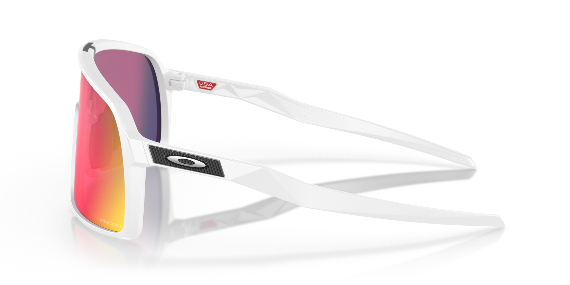 Oakley Sutro Cycling Sunglasses Matte White Prizm Road