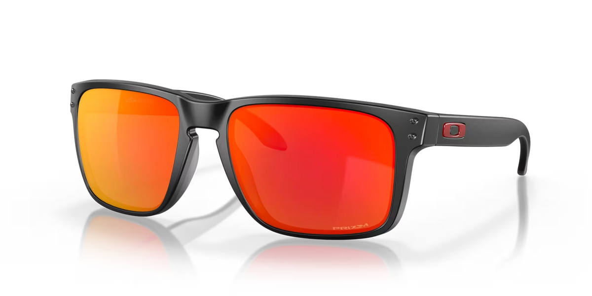 OAKLEY HOLBROOK サングラス マットブラック レッド系レンズ Oakley Holbrook XL 941704 Matte Black Prizm Ruby