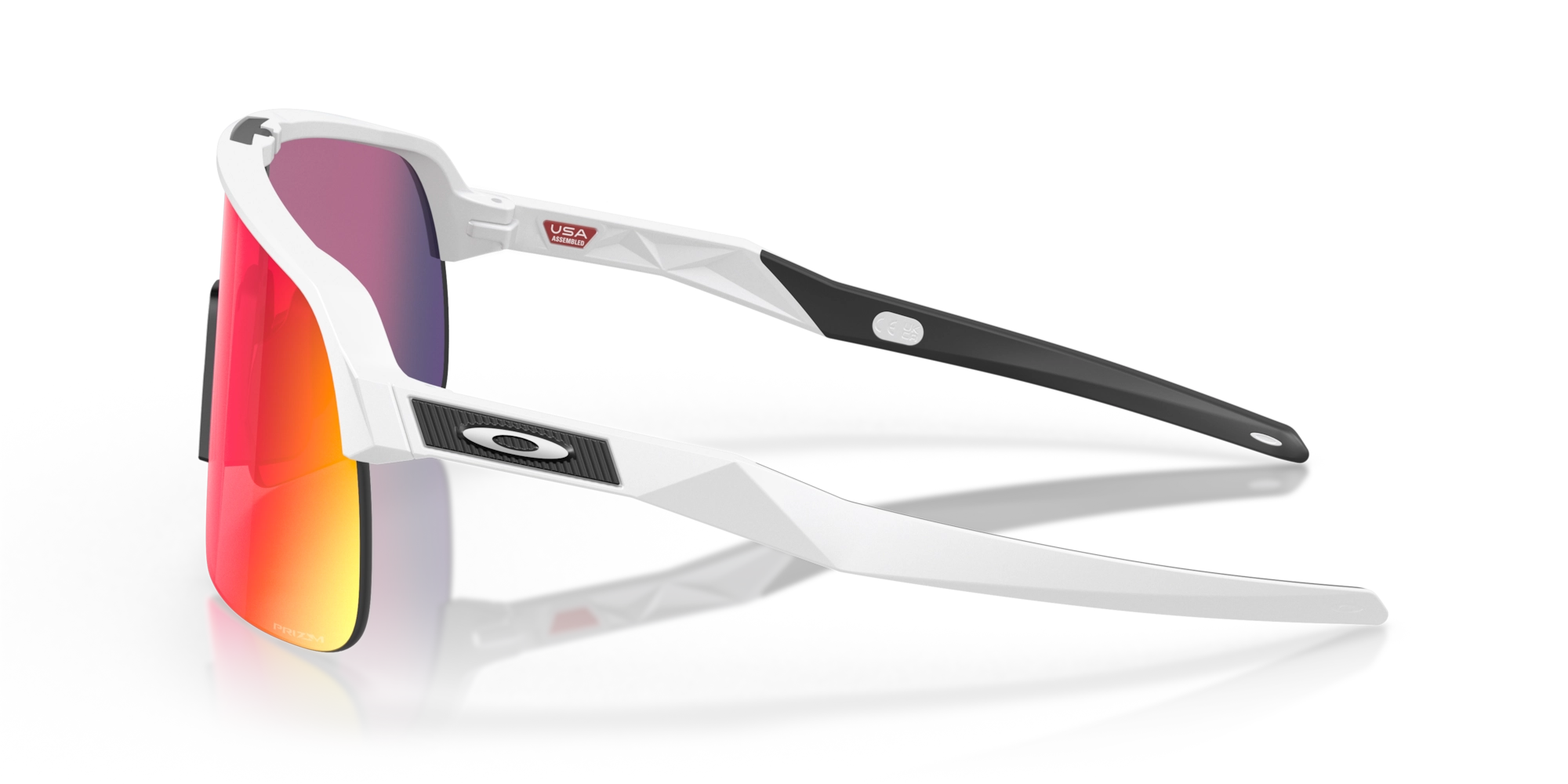 Oakley Sutro Lite Cycling Sunglasses Matte White Prizm Road