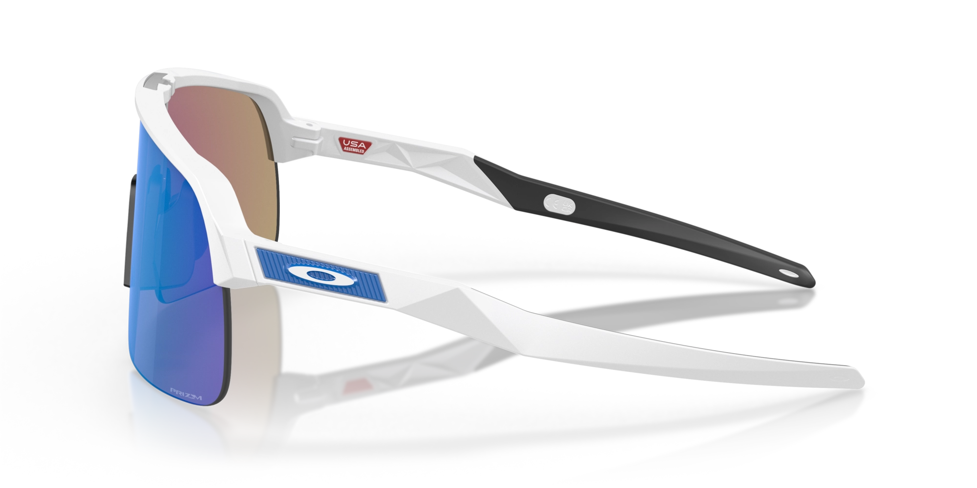 Oakley Sutro Lite Cycling Sunglasses Matte White Prizm Sapphire