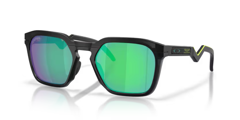 Oakley X Aston Martin Aramco F1 Team HSTN SQ 953313 Matte Black Ink Prizm Jade
