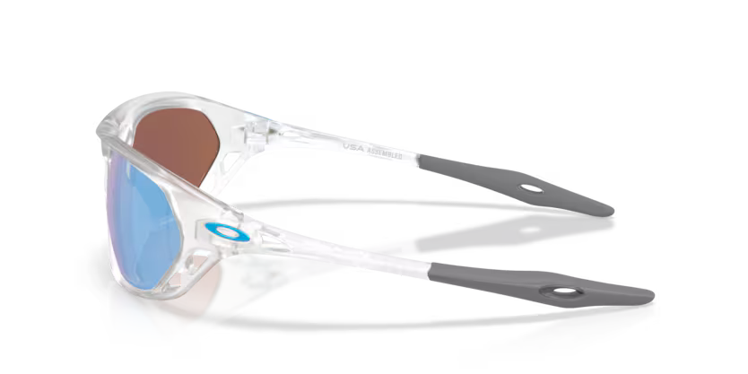 Oakley Cage Jacket 953702 Matte Clear Prizm Deep Water Polarized