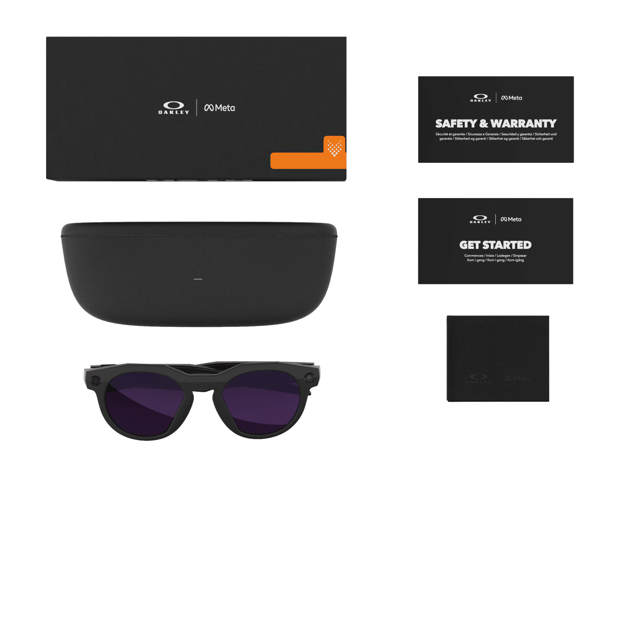 Oakley Meta HSTN OW8002-0251 Black Transitions Amethyst AI Güneş Gözlüğü