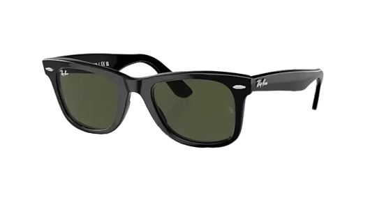 Ray-Ban Wayfarer Polarize Güneş Gözlüğü 0RB2140 901/58 50 Ekartman Black Green Polarized