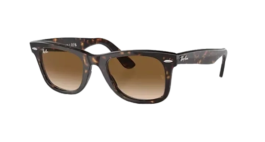 Ray-Ban Wayfarer 0RB2140 1382R5 Güneş Gözlüğü 50 Ekartman Havana Grey