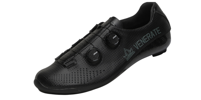 VENERATE ROAD 2.0 Karbon Fırınlanabilir Yol Bisikleti Ayakkabısı (Siyah)