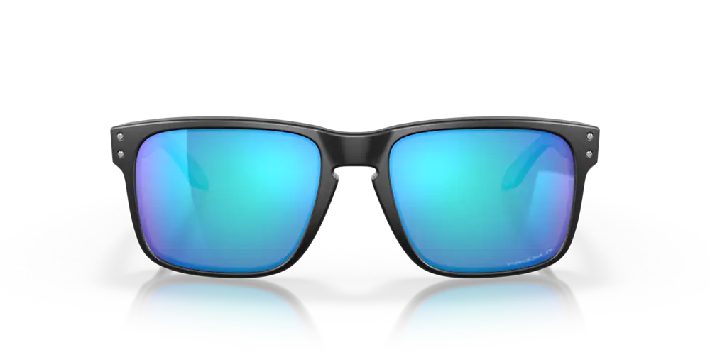 Oakley Holbrook 9102F5 Matte Black Prizm Sapphire Irid Polarized
