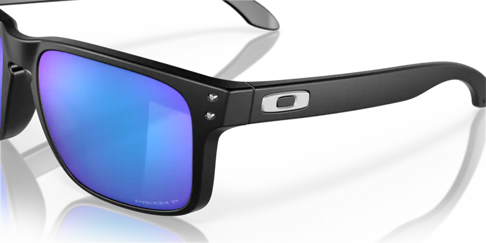 Oakley Holbrook 9102F5 Matte Black Prizm Sapphire Irid Polarized