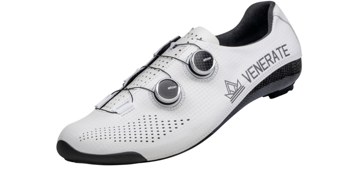 VENERATE ROAD 2.0 Karbon Fırınlanabilir Yol Bisikleti Ayakkabısı (Beyaz)