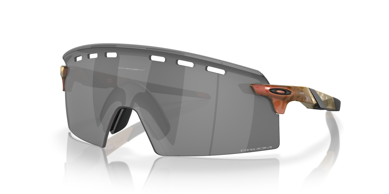 Oakley Encoder Strike Vented Matte Red Gold Colorshift Prizm Black