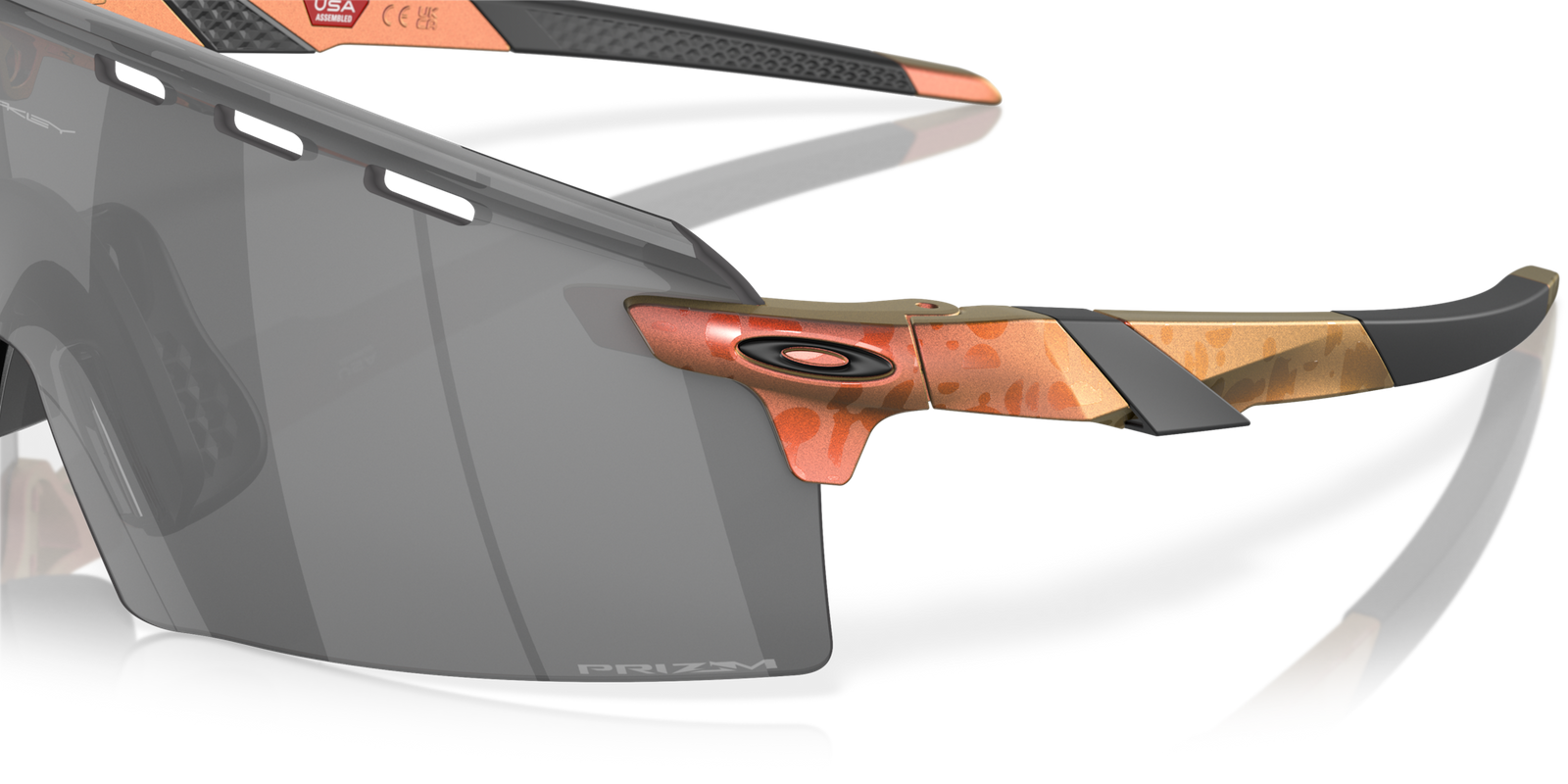 Oakley Encoder Strike Vented Matte Red Gold Colorshift Prizm Black