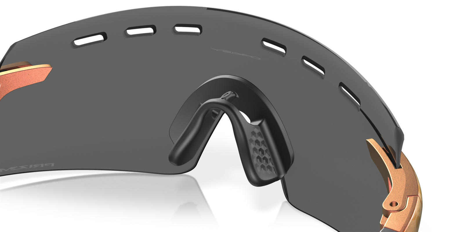 Oakley Encoder Strike Vented Matte Red Gold Colorshift Prizm Black