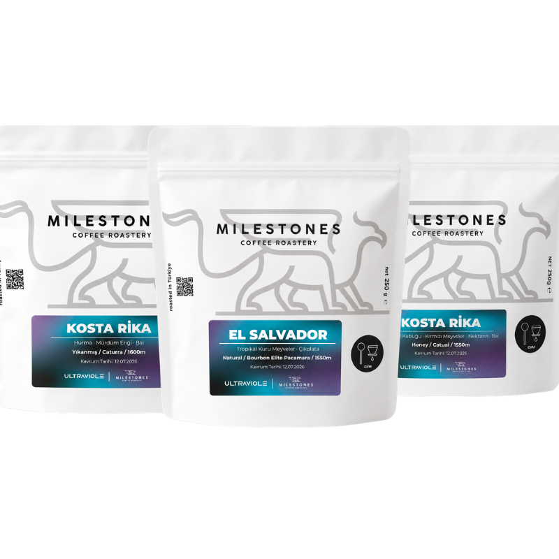 Ultraviole x Milestones Coffee 3’lü Kahve Seçkisi | 3x250g