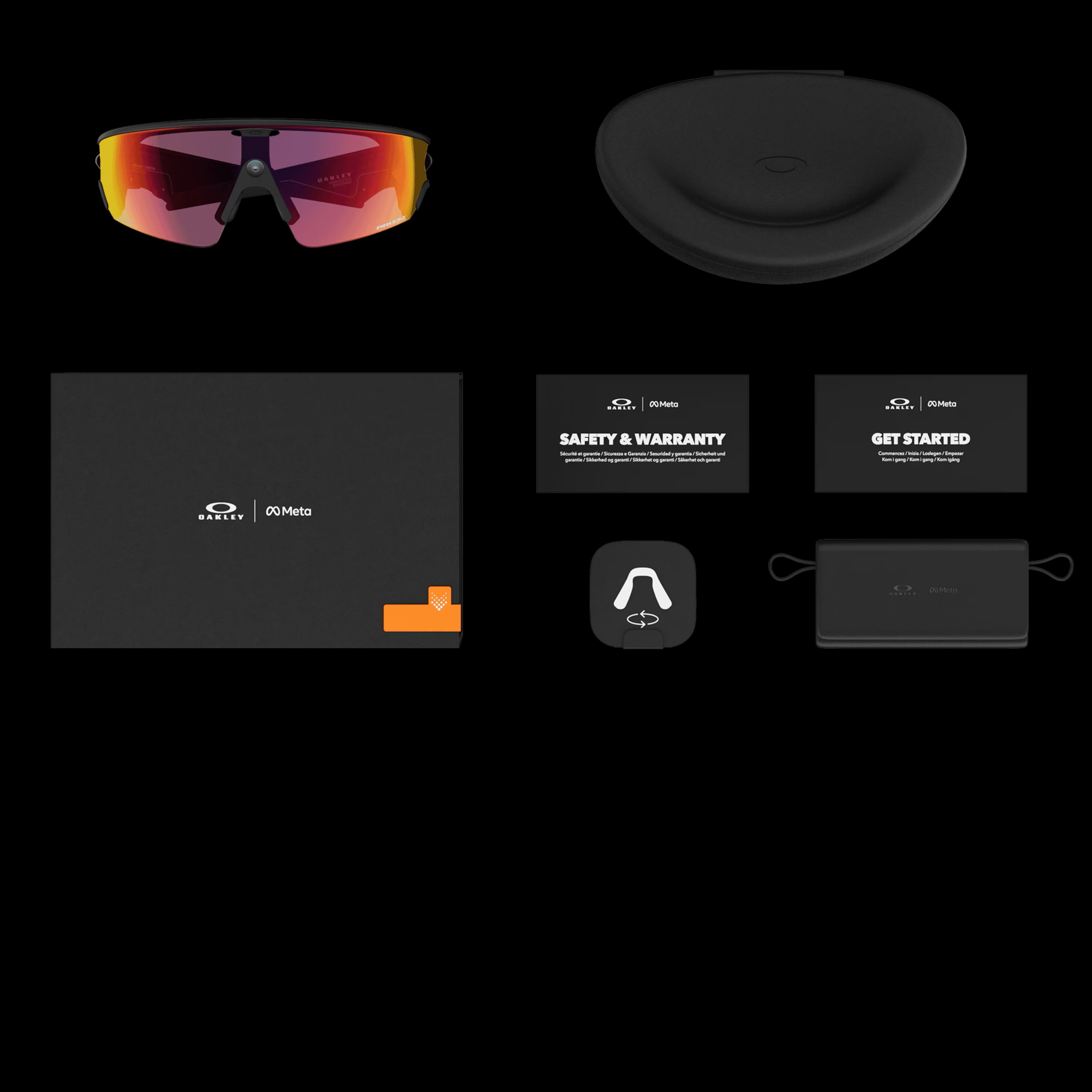 Oakley Meta Vanguard AI Gözlük Black Prizm Transitions® Ember