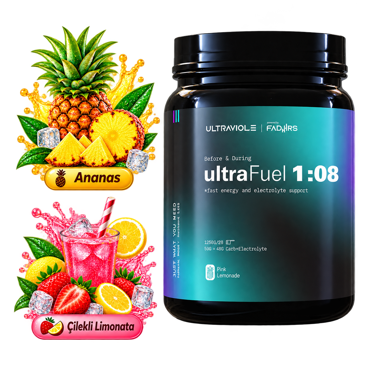 UltraFuel 1:0.8 Karbonhidrat & Elektrolit 1250 g