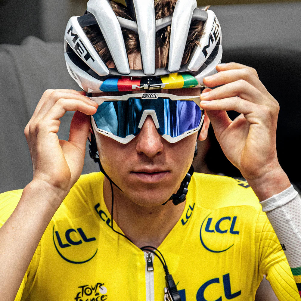 Scicon Aeroshade XL Parlak Beyaz- Aynalı Mavi / EY25030802