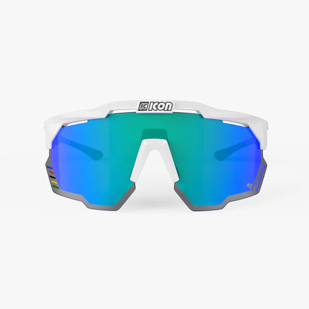 Scicon Aeroshade Kunken TP World Champion Parlak Beyaz – Aynalı Yeşili / EY314308