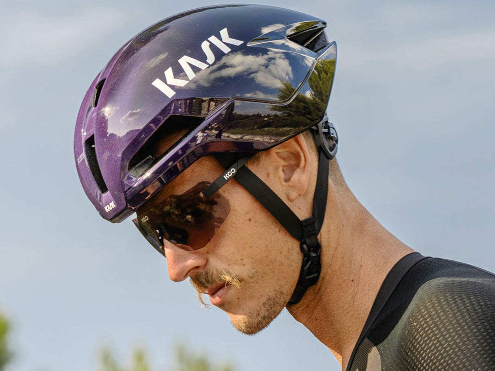KASK Nirvana Yol Bisikleti Kaskı Mor Medium 52-58 cm
