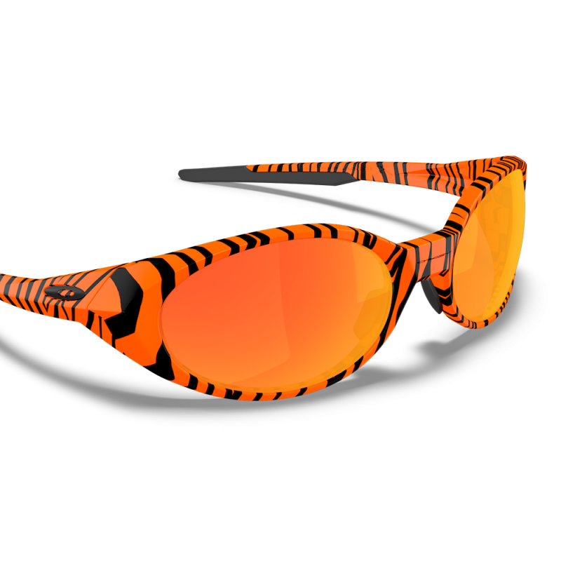 Oakley Eye Jacket Redux Custom Matte Neon Orange / Black Bengal Prizm Ruby CUSTOM ÜRÜN - Haziran Sonu Teslim