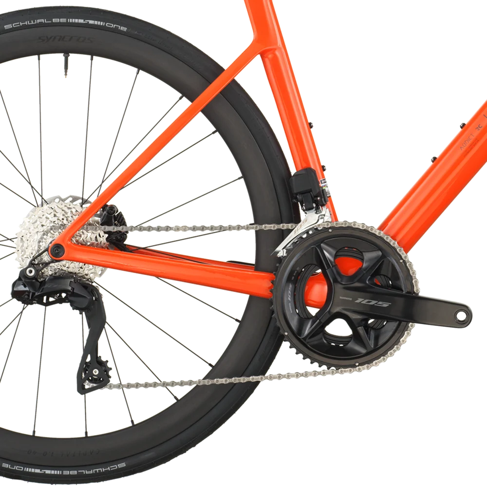 Scott Addict RC 30 Karbon Yol Bisikleti Flame Orange 2026