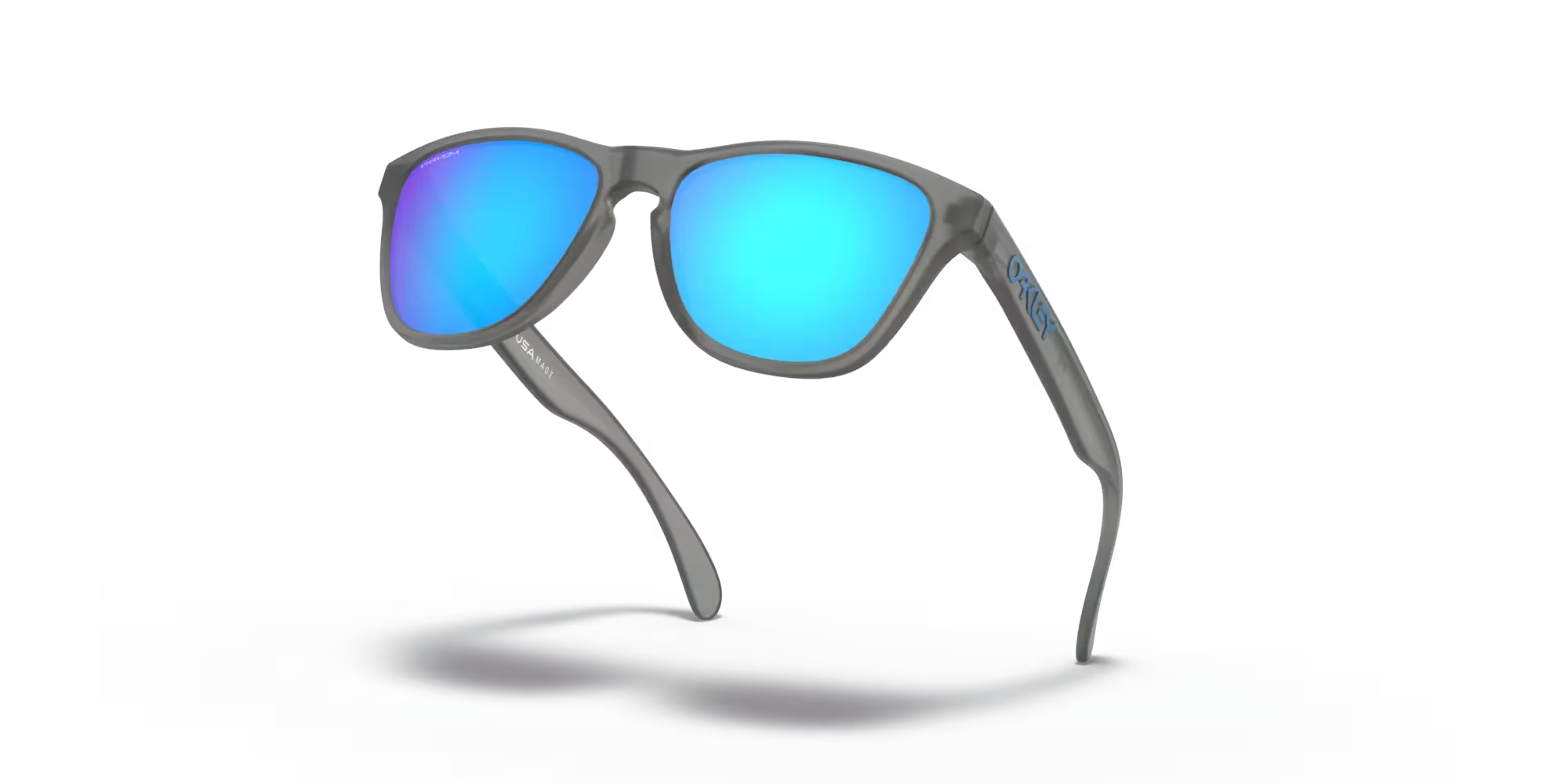 Oakley Frogskins XS Matte Grey Ink Prizm Sapphire