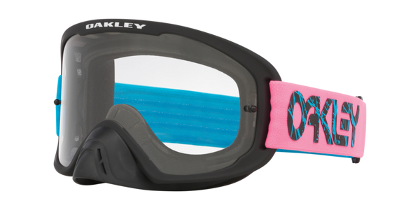 Oakley O-Frame 2.0 PRO MX 711561 Stroke Blue Pink Clear Motocross Goggle
