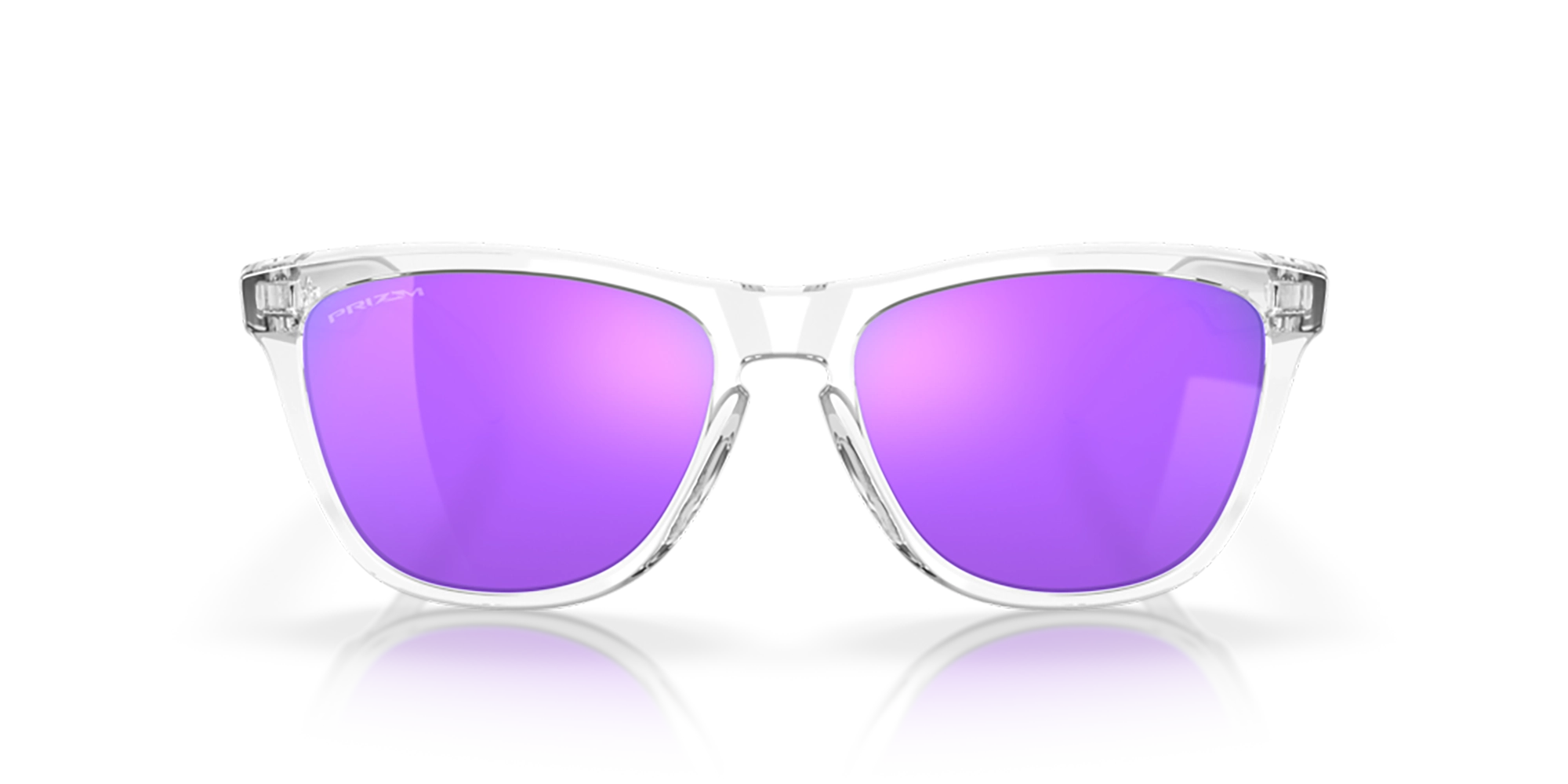 Oakley Frogskins Polished Clear Frame Prizim Violet