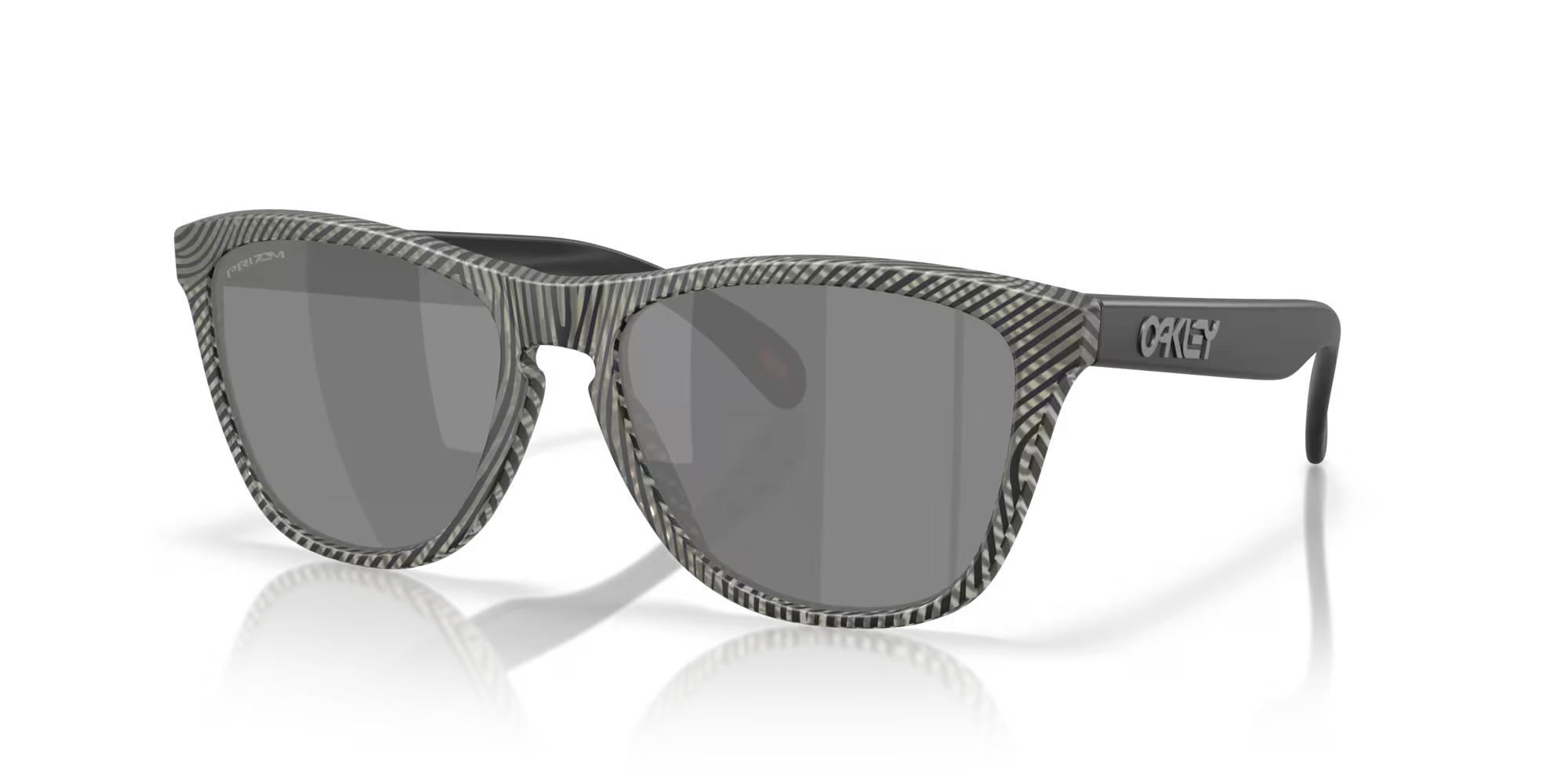 Oakley Frogskins 9013M055 Matte Grey INK Fingerprint Frame Prizm Black