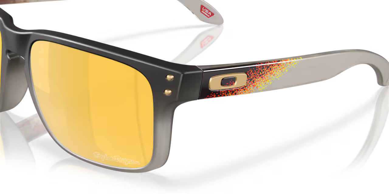 Oakley Holbrook 9102AH Troy Lee Designs Black Fade Prizm 24K Polarized