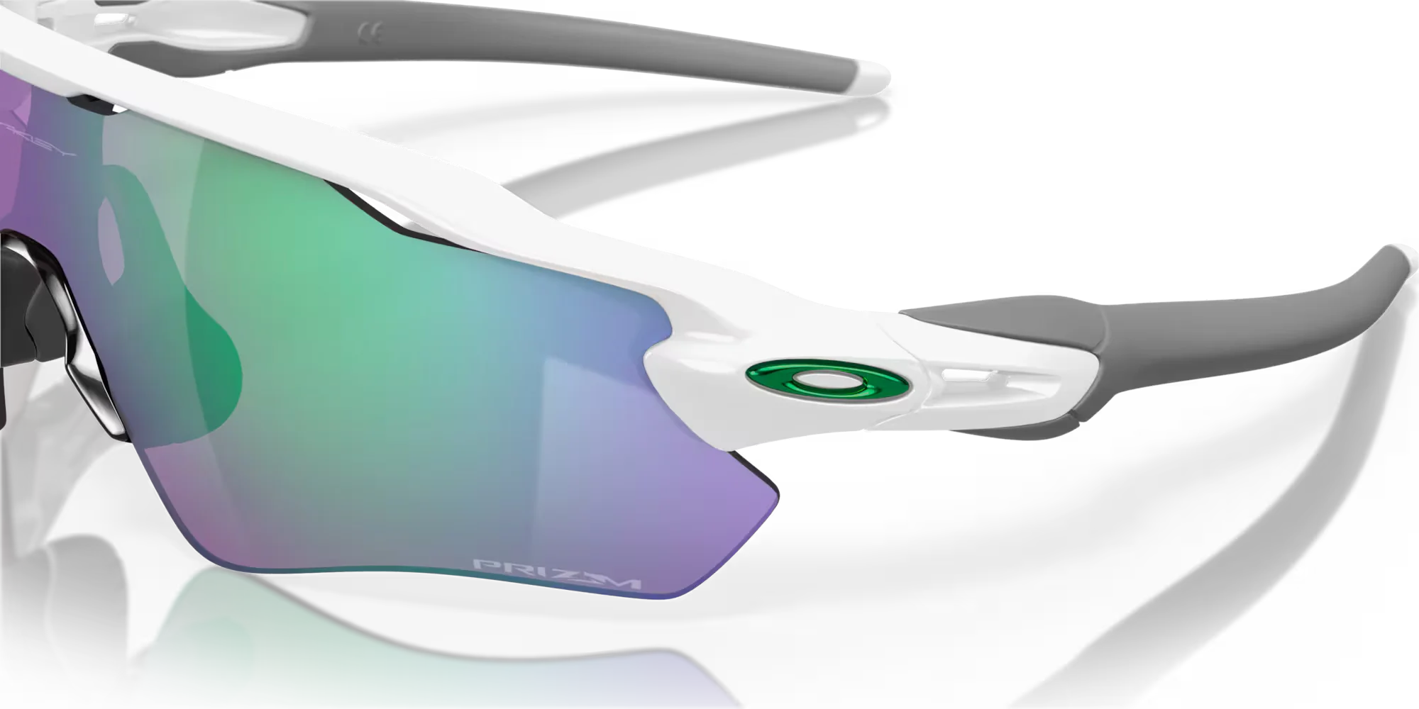 Oakley Radar Ev Path Polished White Prizm Road Jade