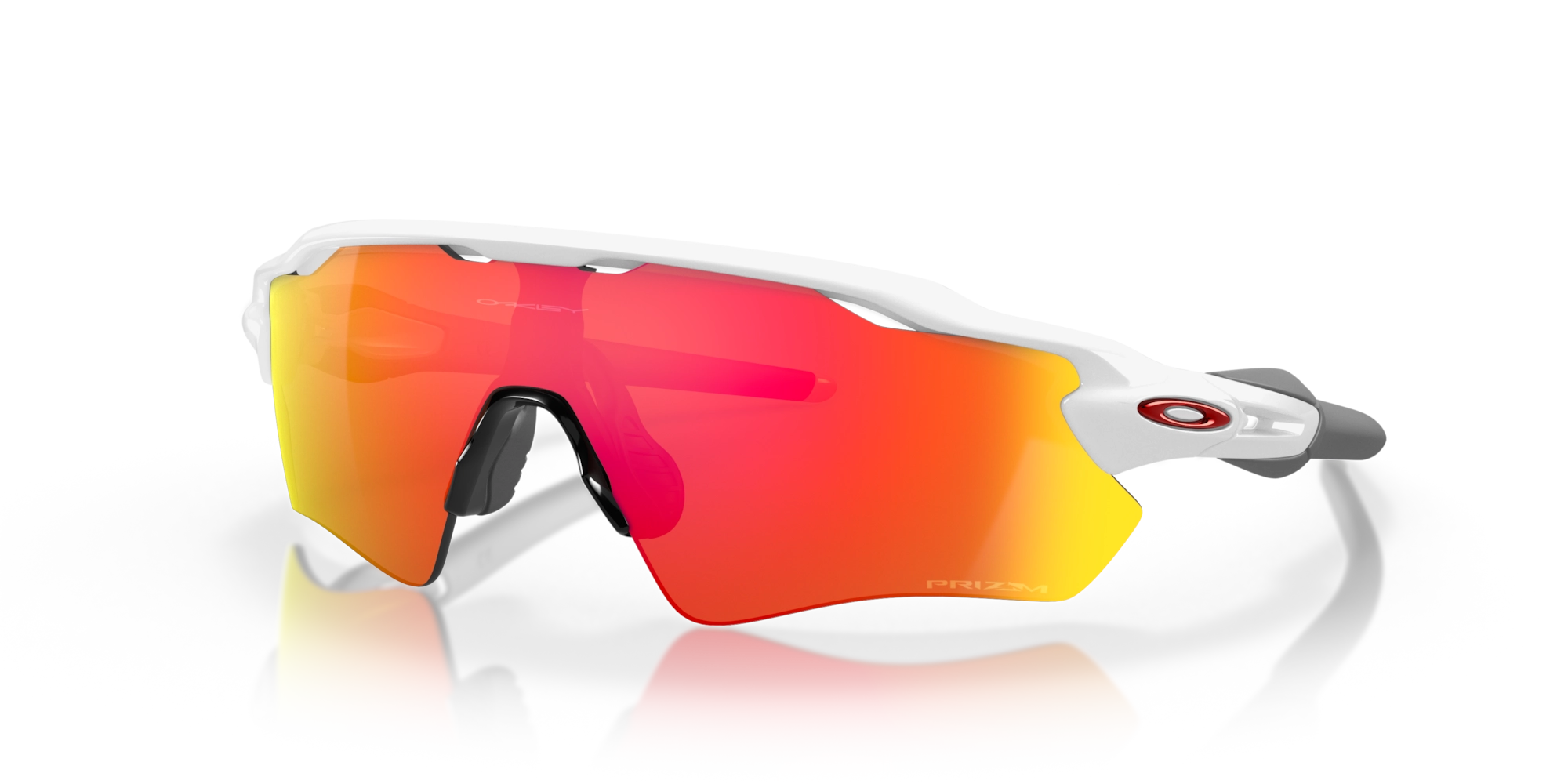 Oakley Radar Ev Path Polished White Prizm Ruby