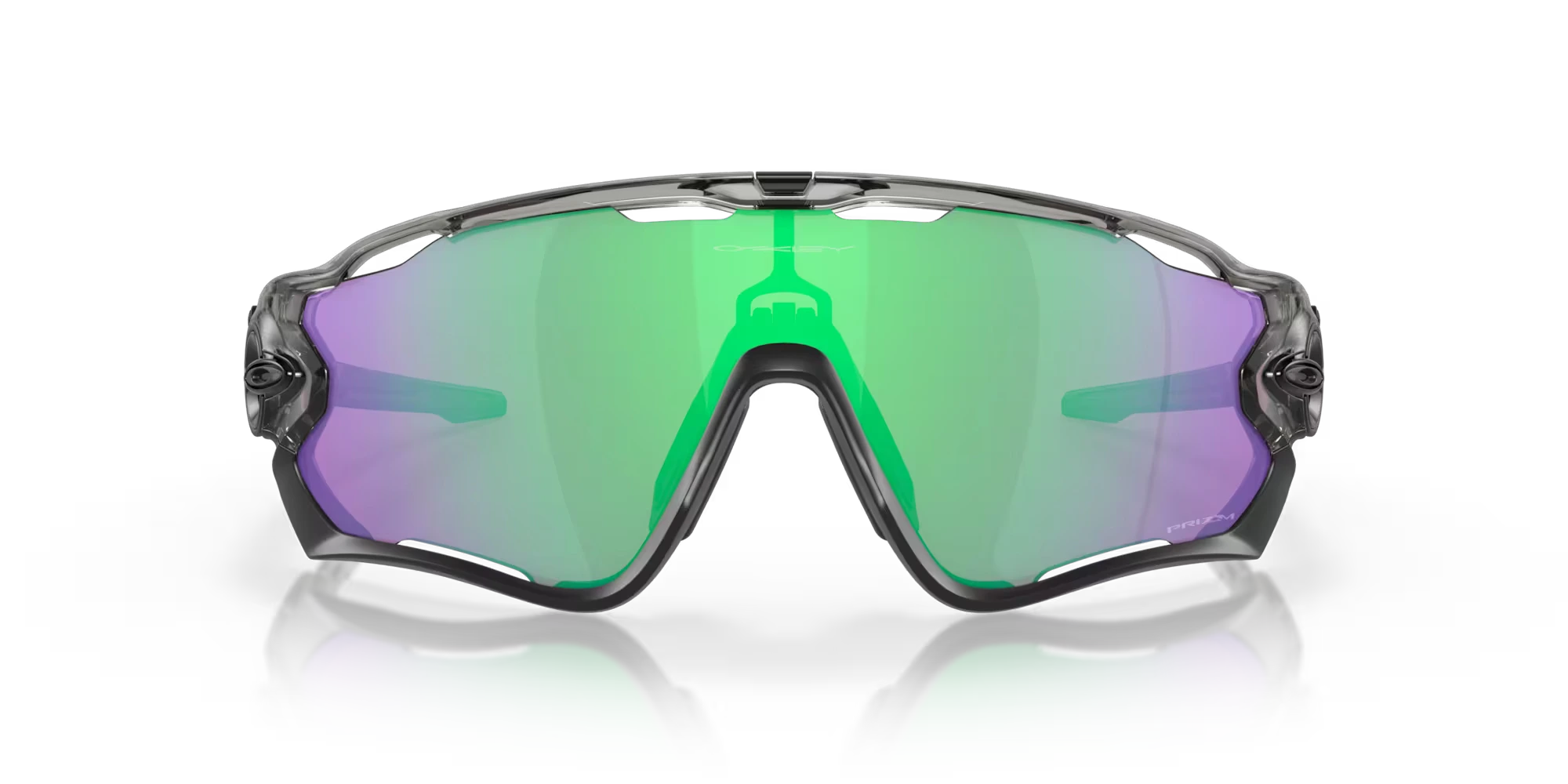 Oakley Jawbreaker Cycling Sunglasses Polished White Prizm Road 