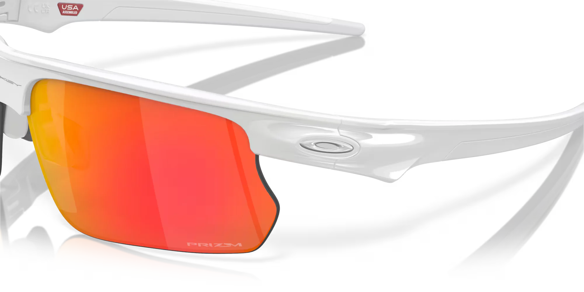 Oakley BiSphaera Matte White Prizm Ruby