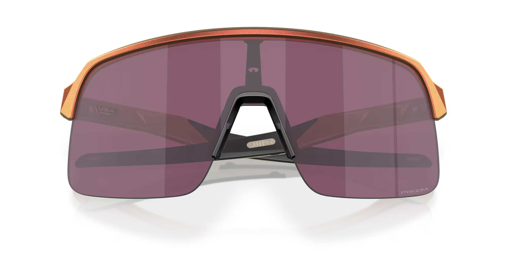 Oakley Sutro Lite Matte Red Gold Colorshift Prizm Road Black