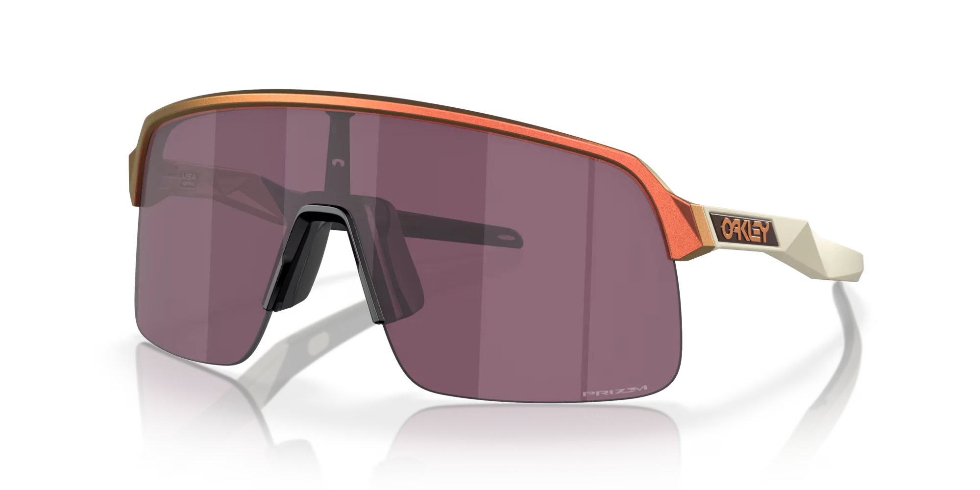 Oakley Sutro Lite Matte Red Gold Colorshift Prizm Road Black