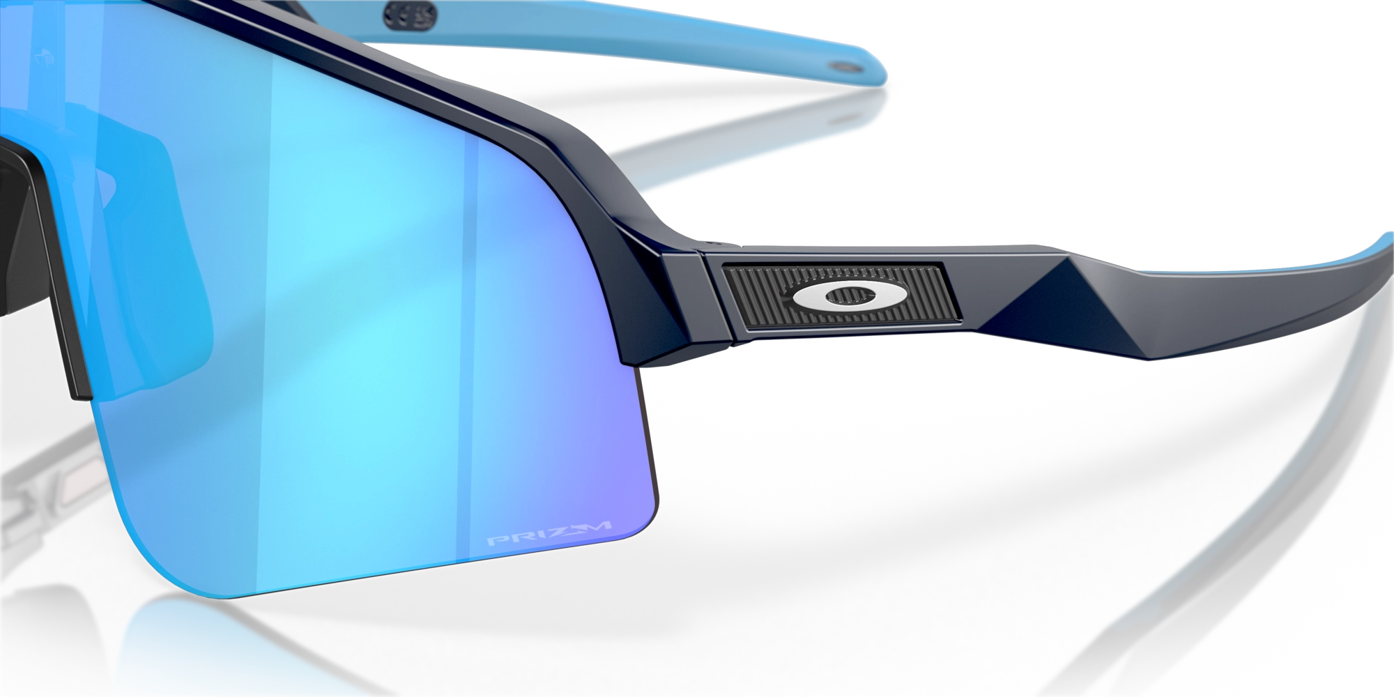 Oakley Sutro Lite Sweep Cycling Sunglasses Matte Navy Prizm Sapphire