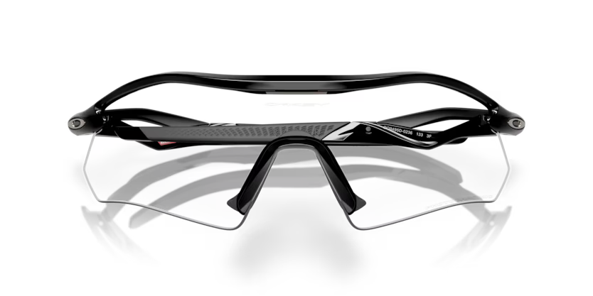 Oakley Radar Plate 949502 Polished Black Clear to Black Iridium Photochromic
