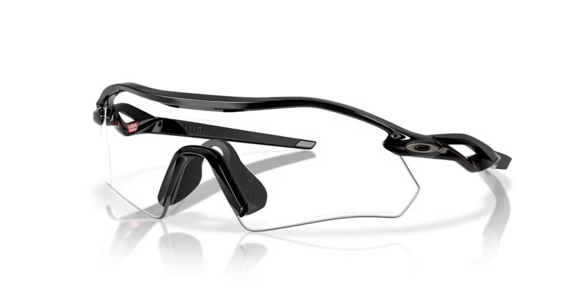 Oakley Radar Plate 949502 Polished Black Clear to Black Iridium Photochromic