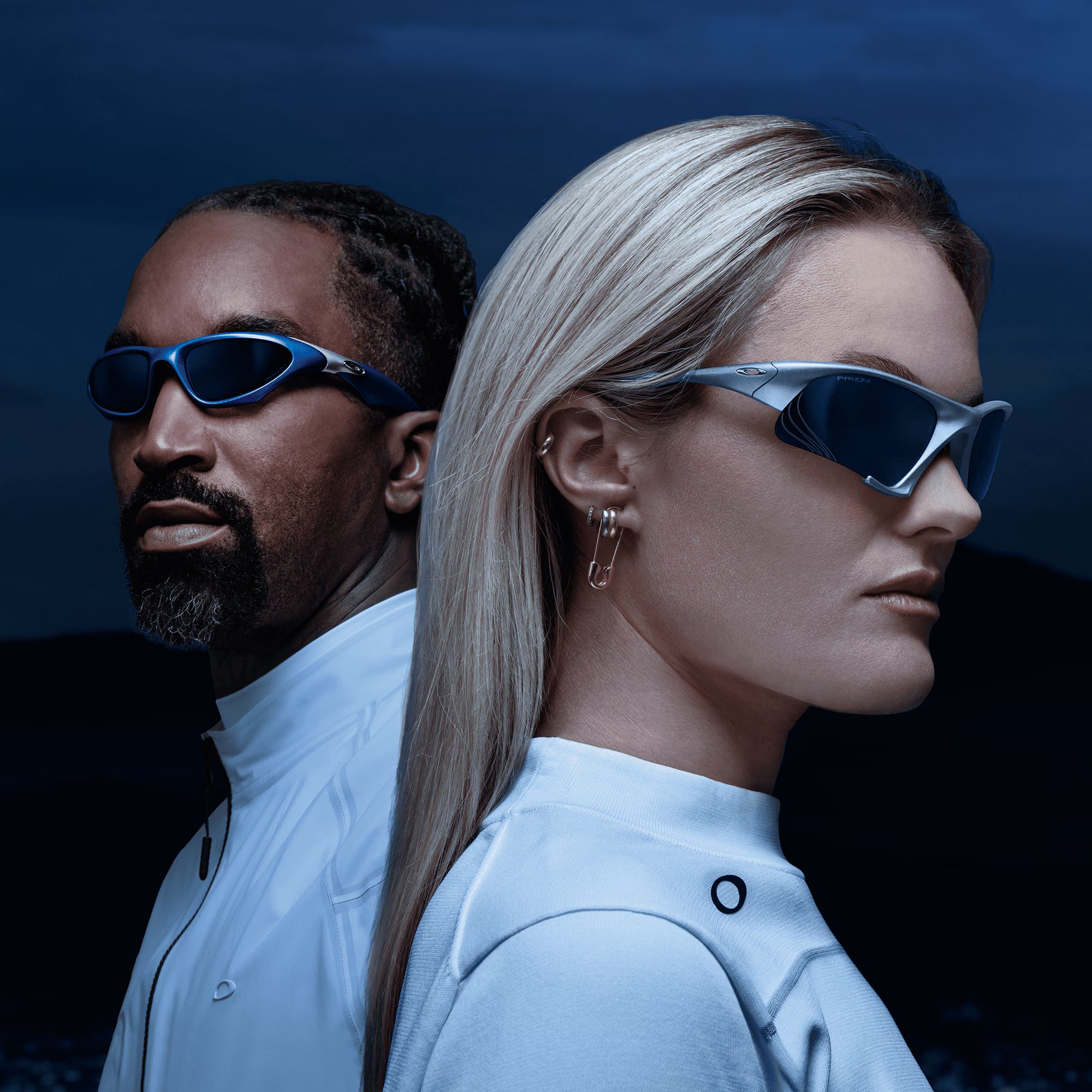 Oakley MUZM Scar & Suture Jacket 9526M Electric Blue 2K Prizm Sapphire Limited Edition Set