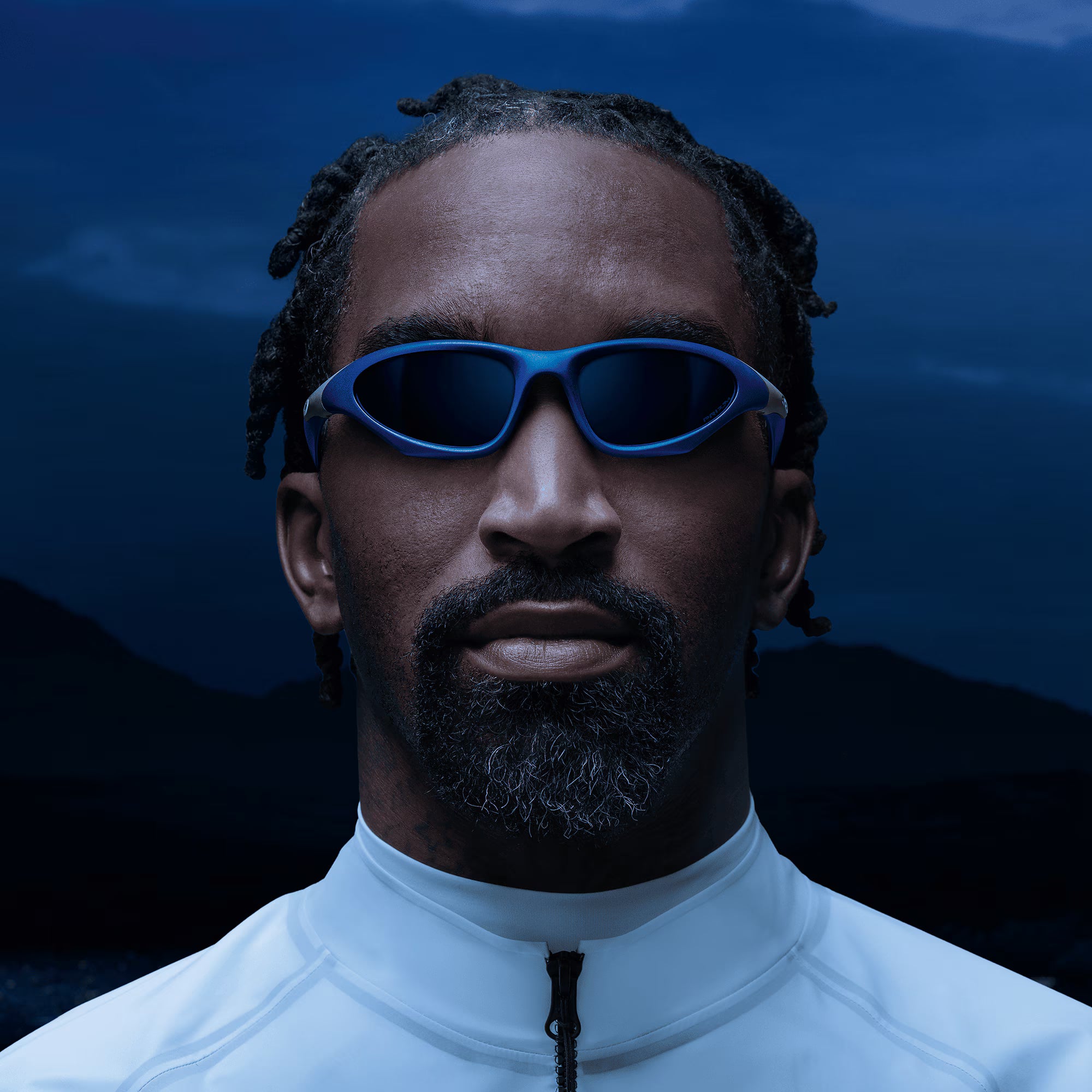 Oakley MUZM Scar & Suture Jacket 9526M Electric Blue 2K Prizm Sapphire Limited Edition Set