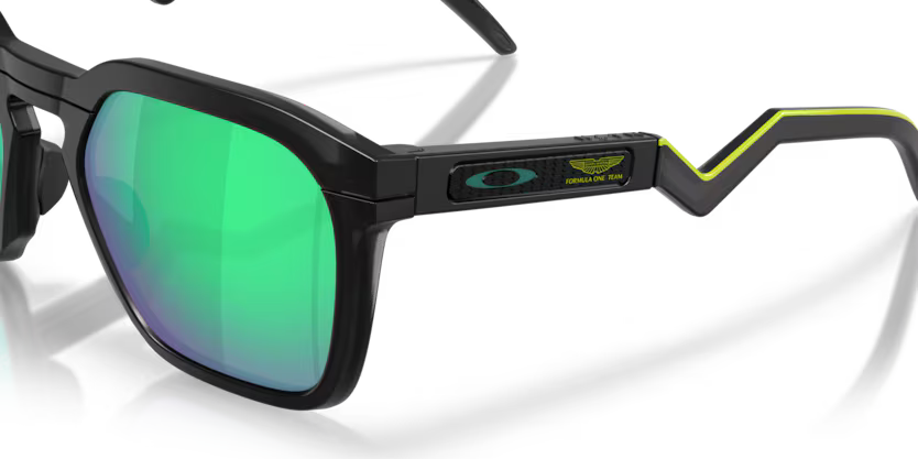 Oakley X Aston Martin Aramco F1 Team HSTN SQ 953313 Matte Black Ink Prizm Jade