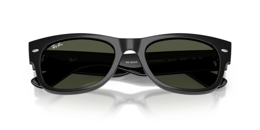 Ray-Ban Mega Wayfarer II 0RB0832S 901/31 Black Green Güneş Gözlüğü